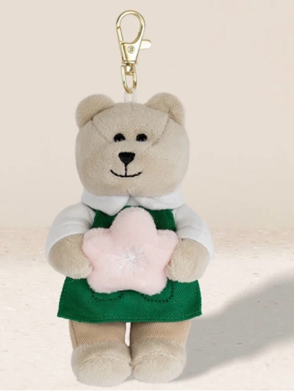 Starbucks Bearista Limited Edition 2026 Cherry Blossom Plush Keychain